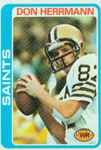 Saints WR Don Herrmann